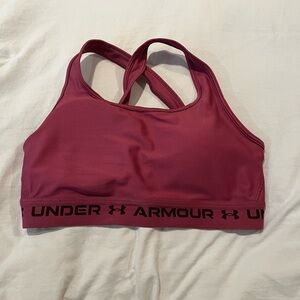 Under Armour Women's Maroon Sports Bra